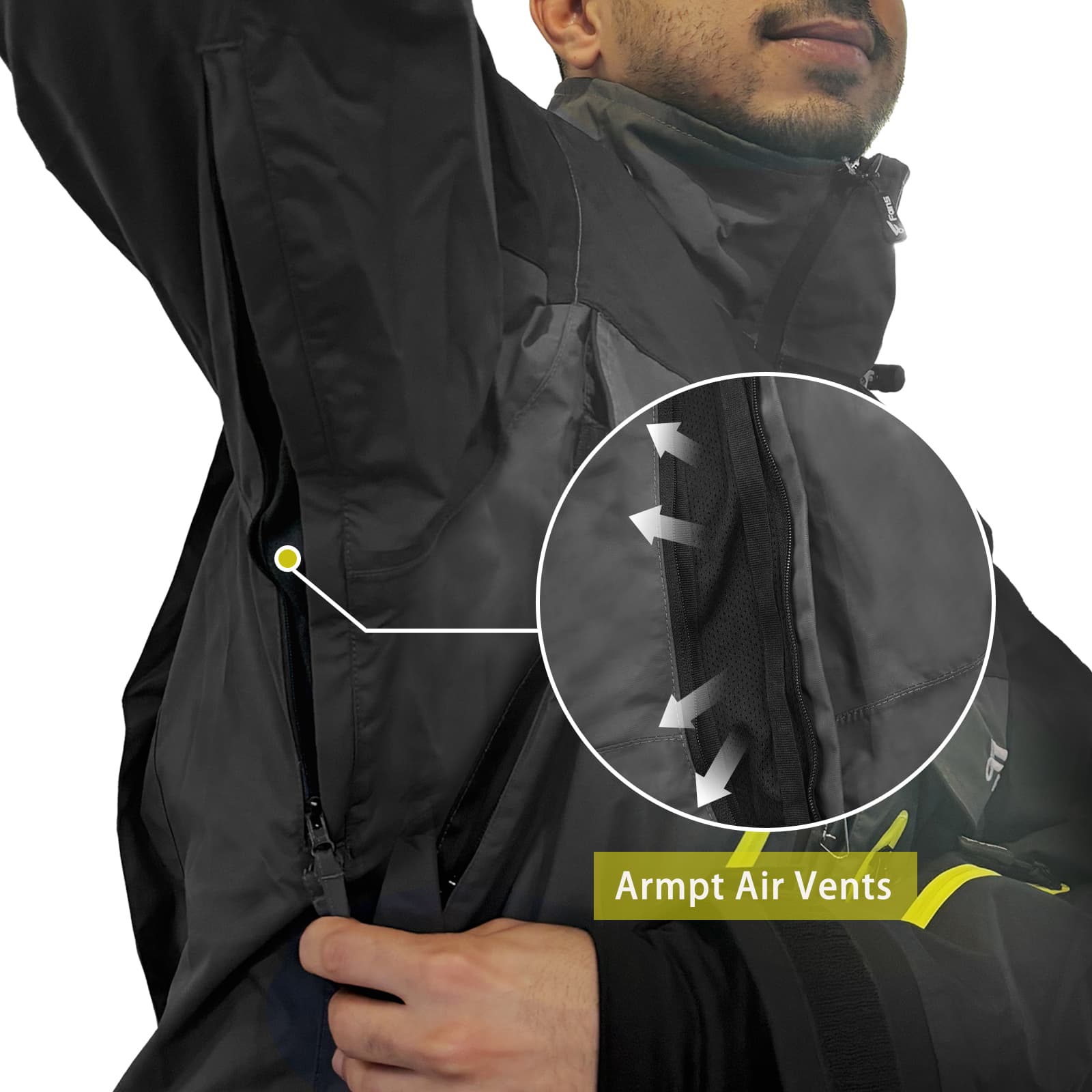 8Fans: дышащая 2-слойная забродная куртка 5