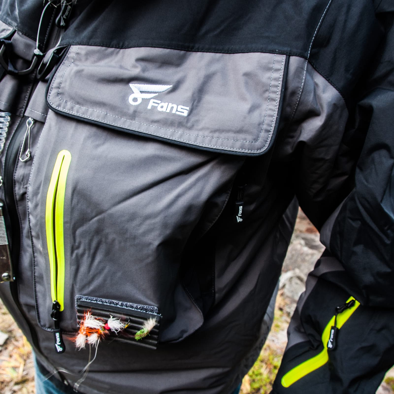 8Fans: дышащая 2-слойная забродная куртка 8