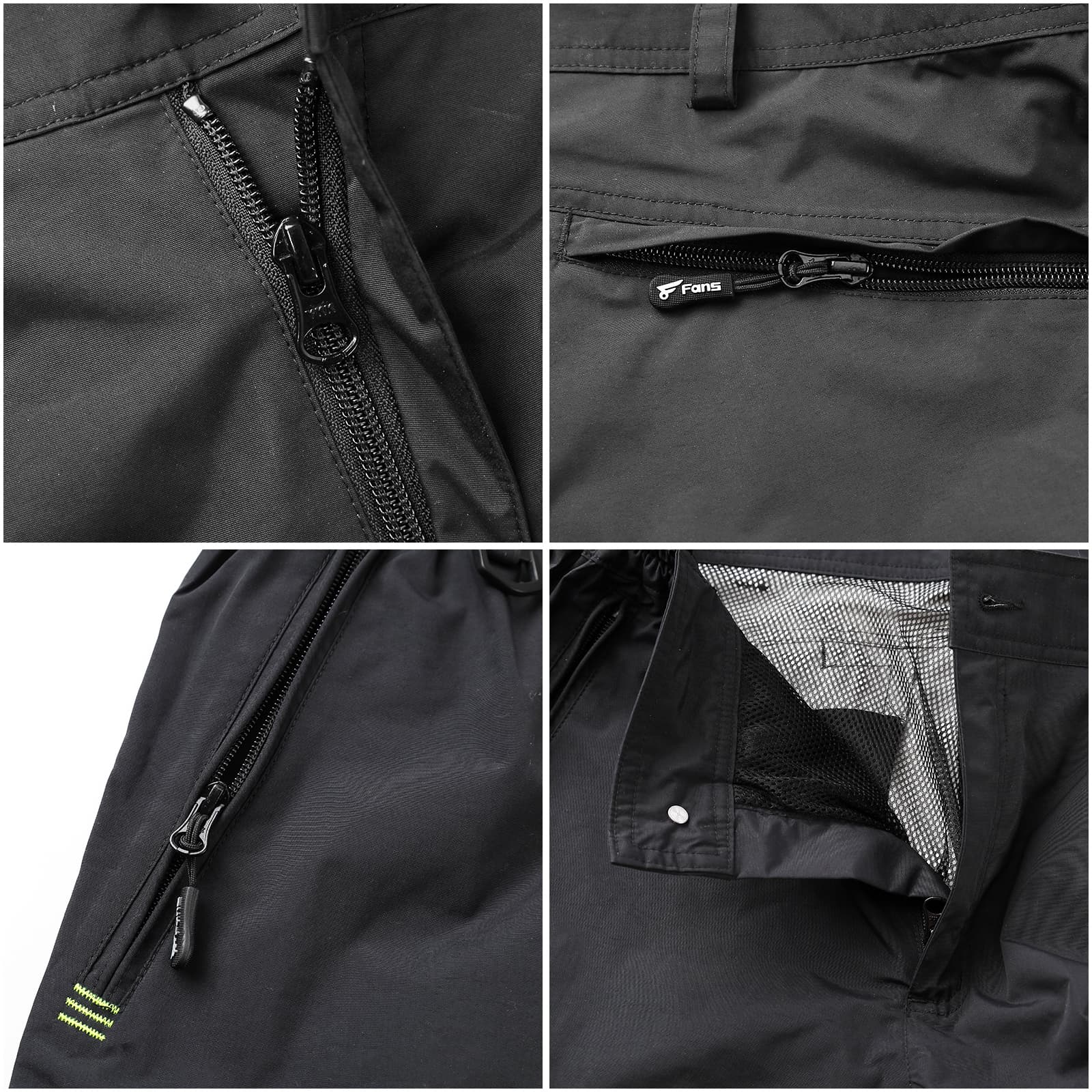 8Fans Дышащие двухслойные штаны для рыбалки для мужчин и женщин 5