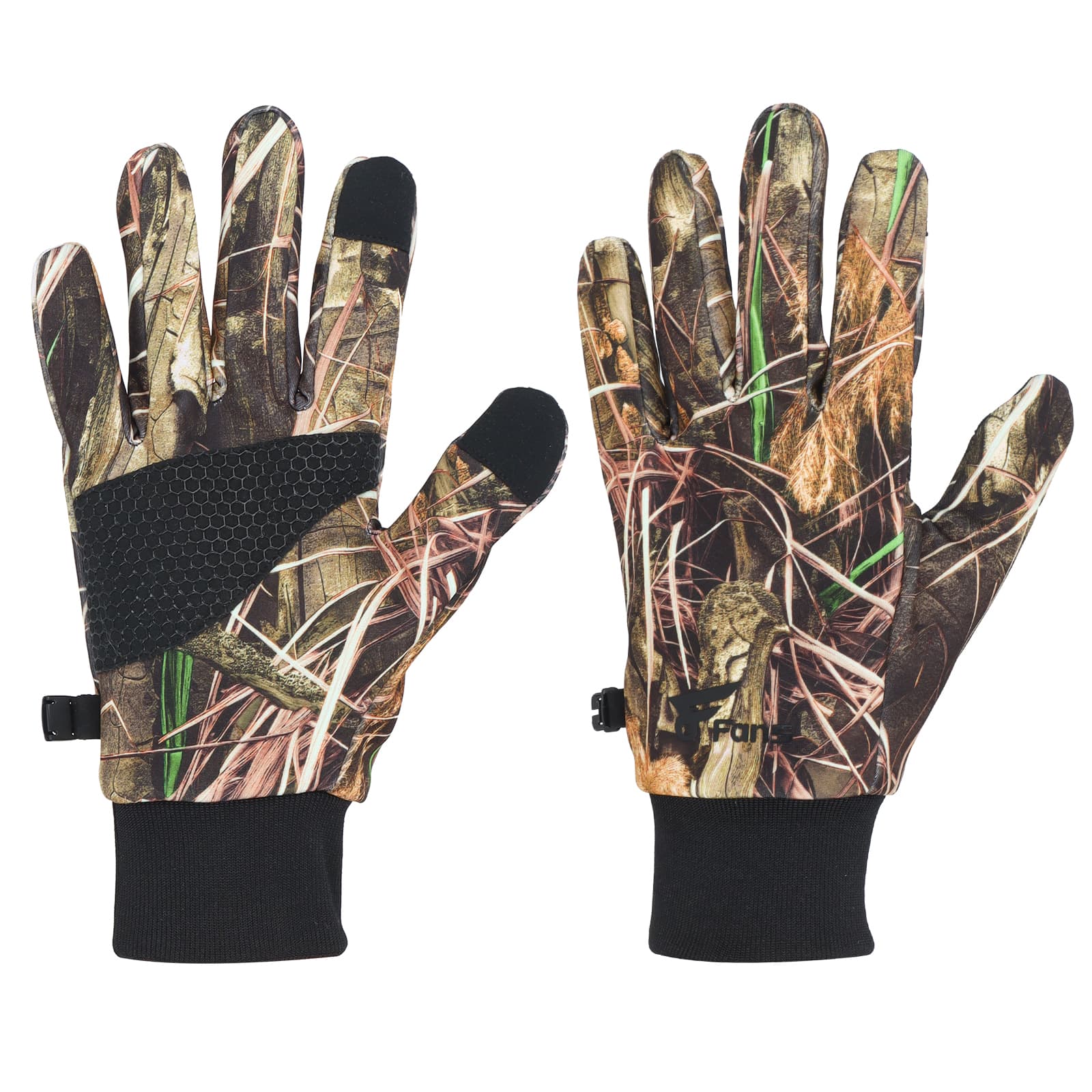8 перчаток Fans Camouflage Hunting Gloves, противоскользящие перчатки с закрытыми пальцами, охота/рыбалка на открытом воздухе