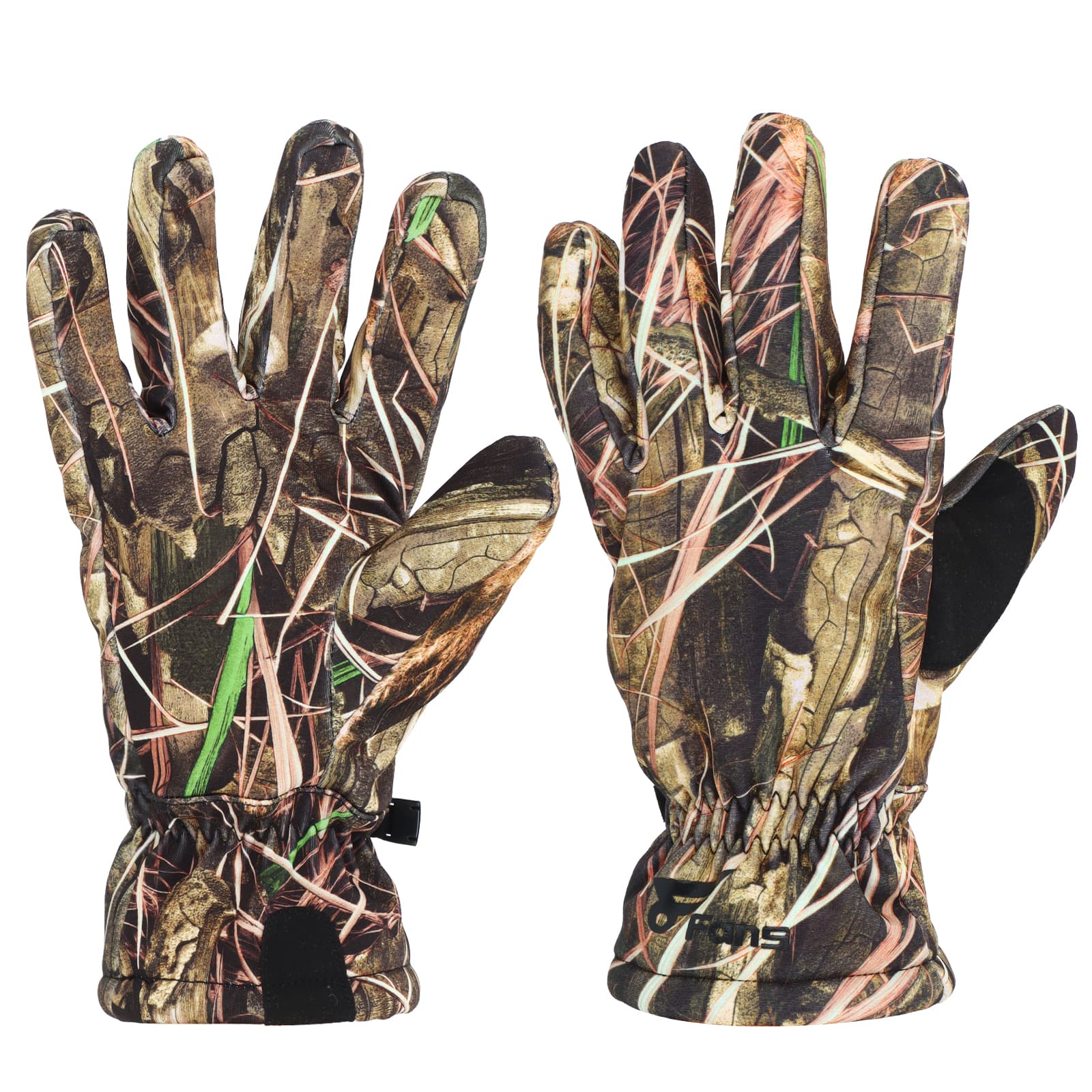 8 перчаток Fans Camouflage Hunting Gloves, противоскользящие перчатки с закрытыми пальцами, охота/рыбалка на открытом воздухе 6