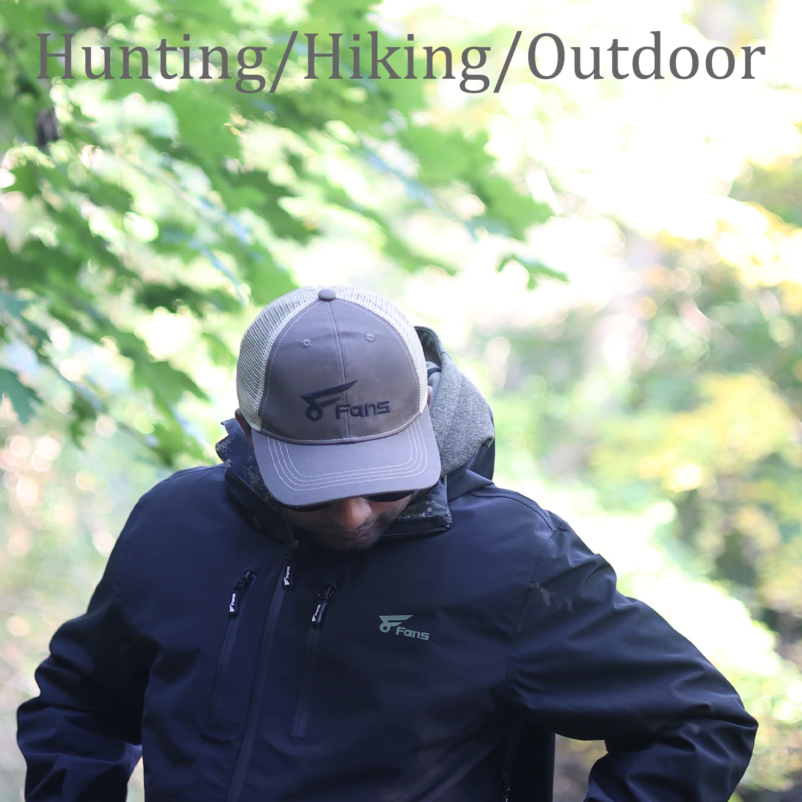 Классическая регулируемая кепка 8Fans для улицы, коричневая 5