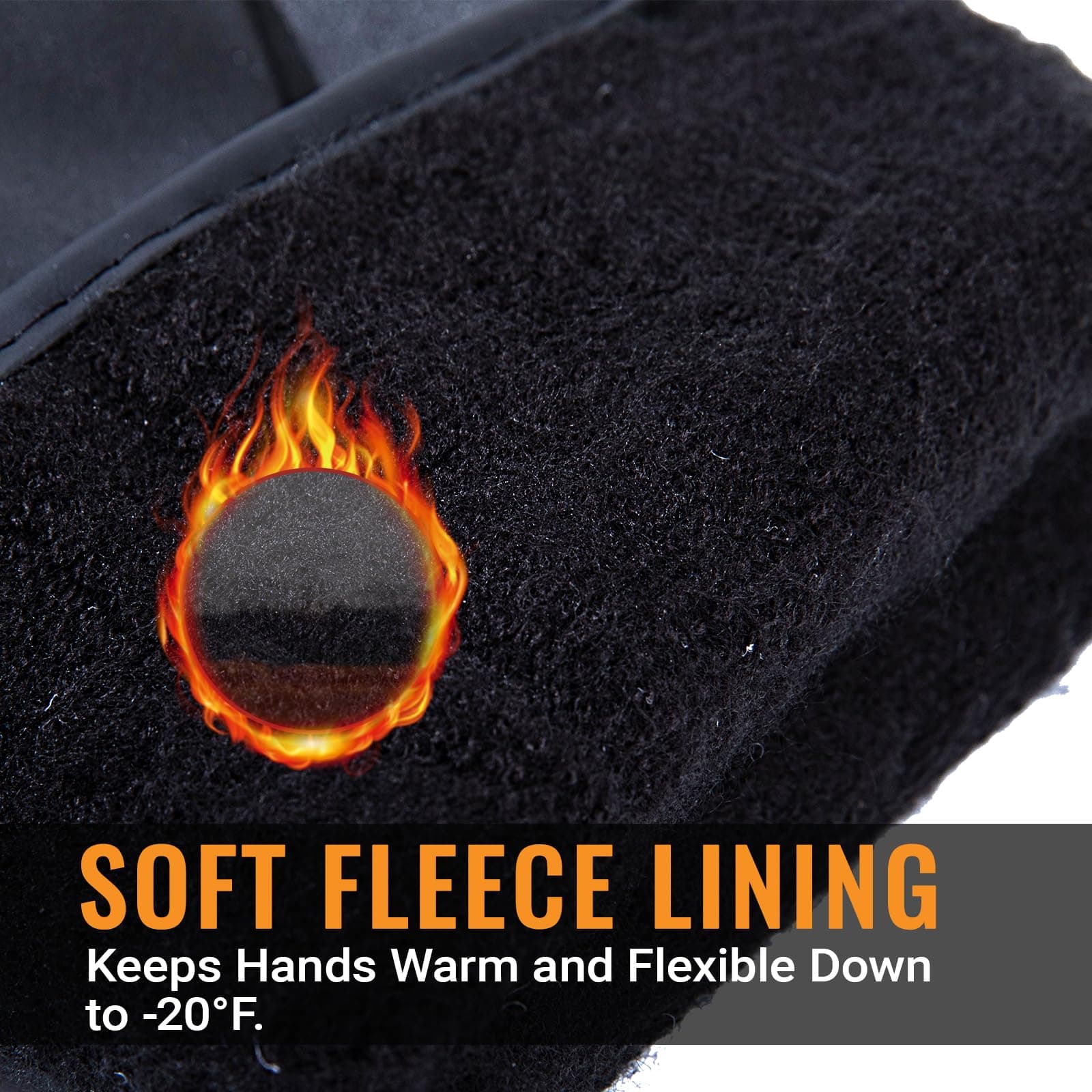 Перчатки для охоты с приманкой 8Fans Diver Decoy Gloves, водонепроницаемые охотничьи перчатки Thinsulate для мужчин, теплые рыболовные перчатки на флисовой подкладке, утепленные зимние рабочие перчатки, удобная посадка. 3