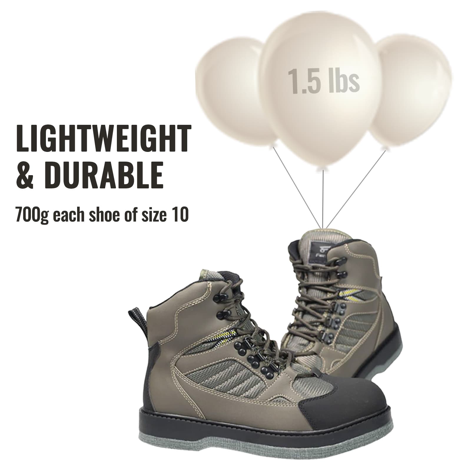 8Fans Felt Sole Wading Boots, нескользящие сапоги с войлочной подошвой для ловли рыбы нахлыстом 7