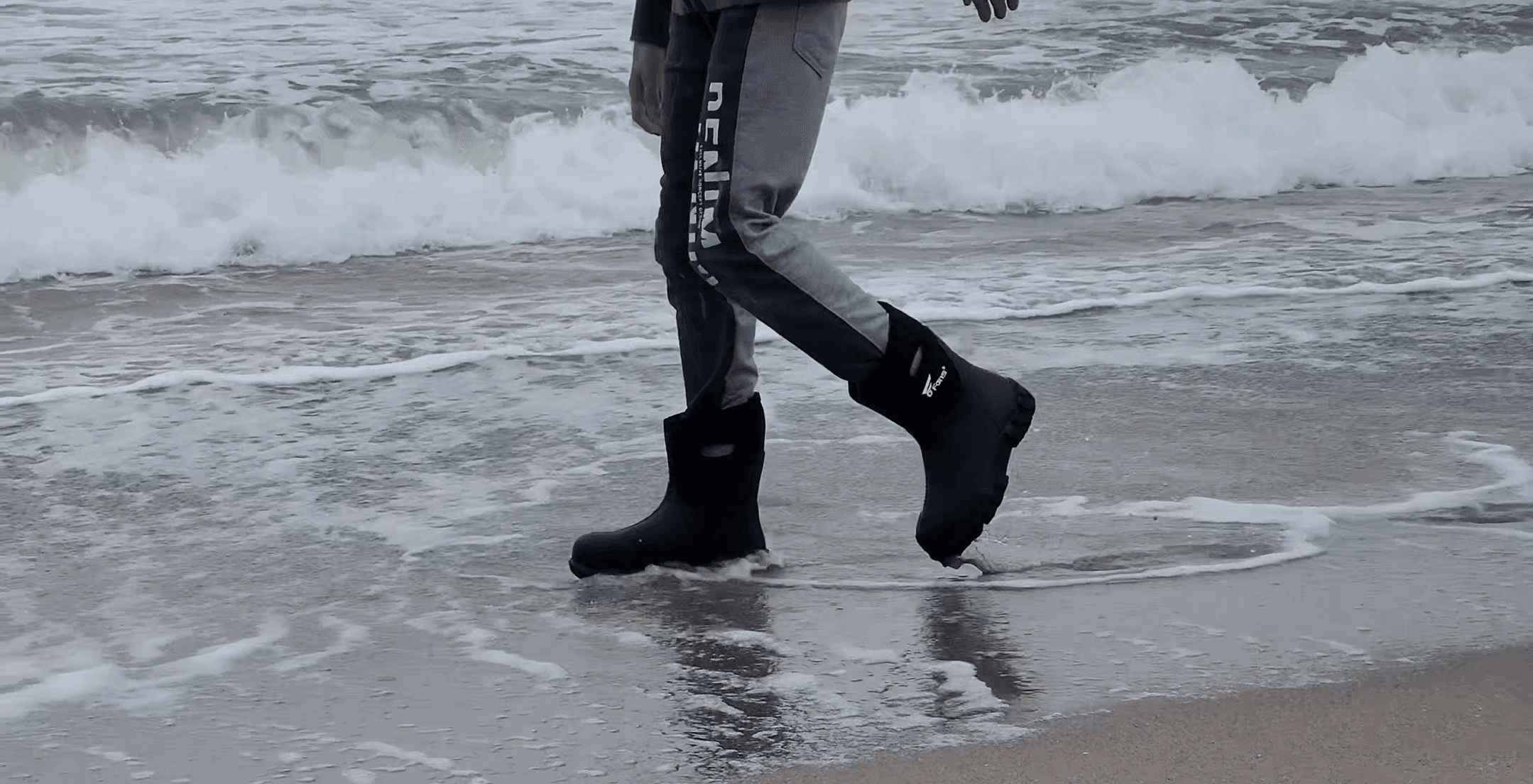 Детские непромокаемые теплые резиновые сапоги 8Fans Ultimate Outdoor 2