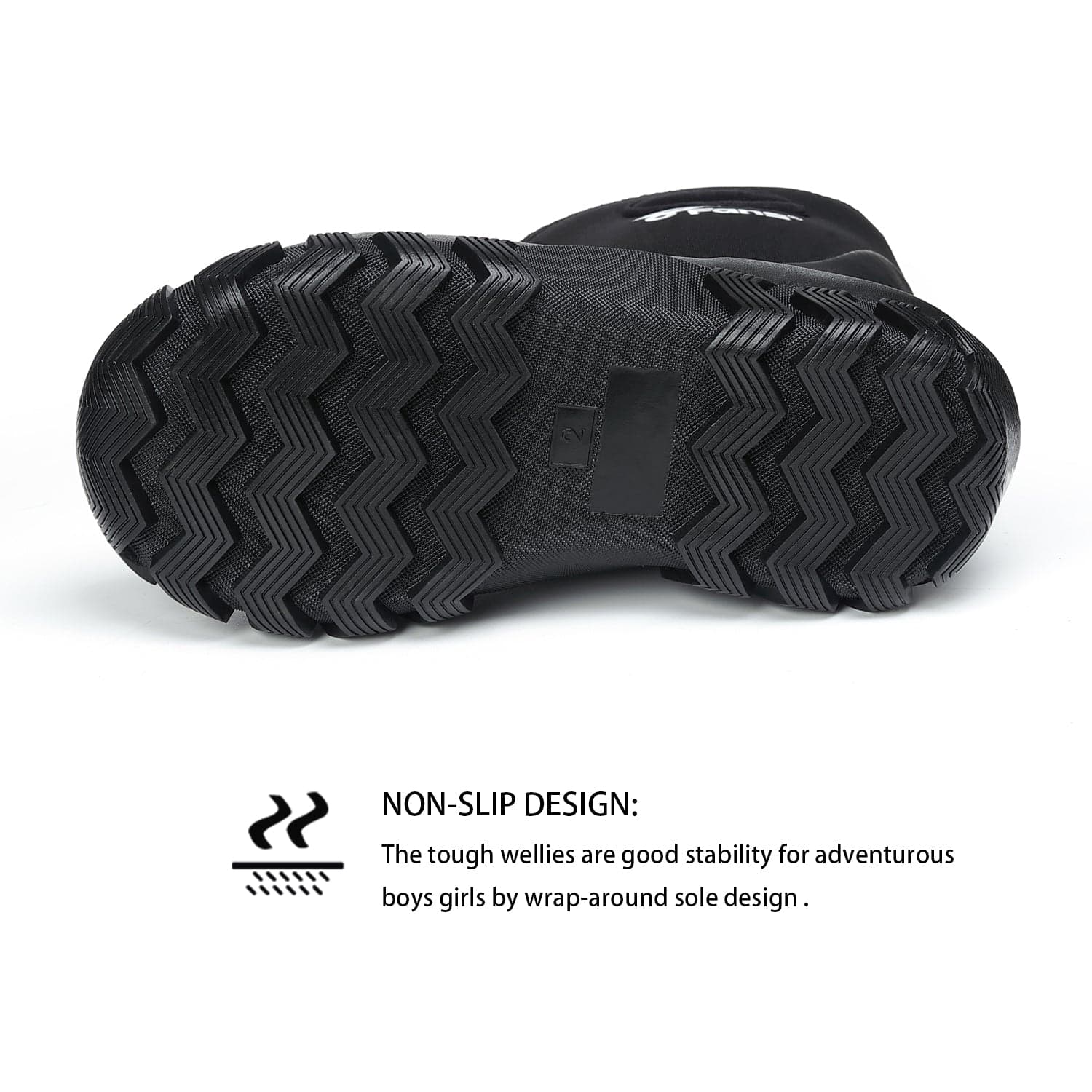 Детские непромокаемые теплые резиновые сапоги 8Fans Ultimate Outdoor 4
