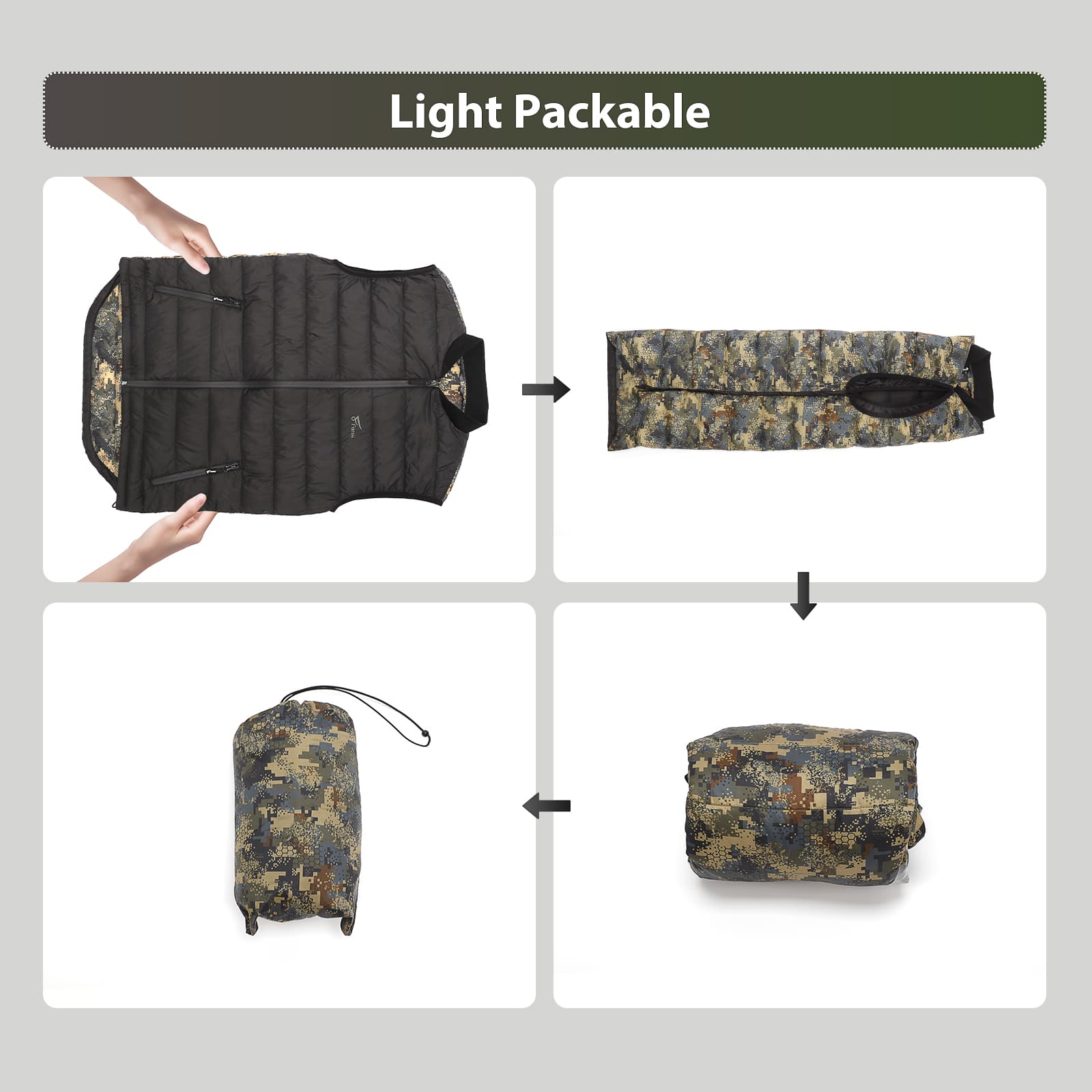 8Fans мужской камуфляжный жилет Softshell, теплая куртка без рукавов для охоты и рыбалки на открытом воздухе 6