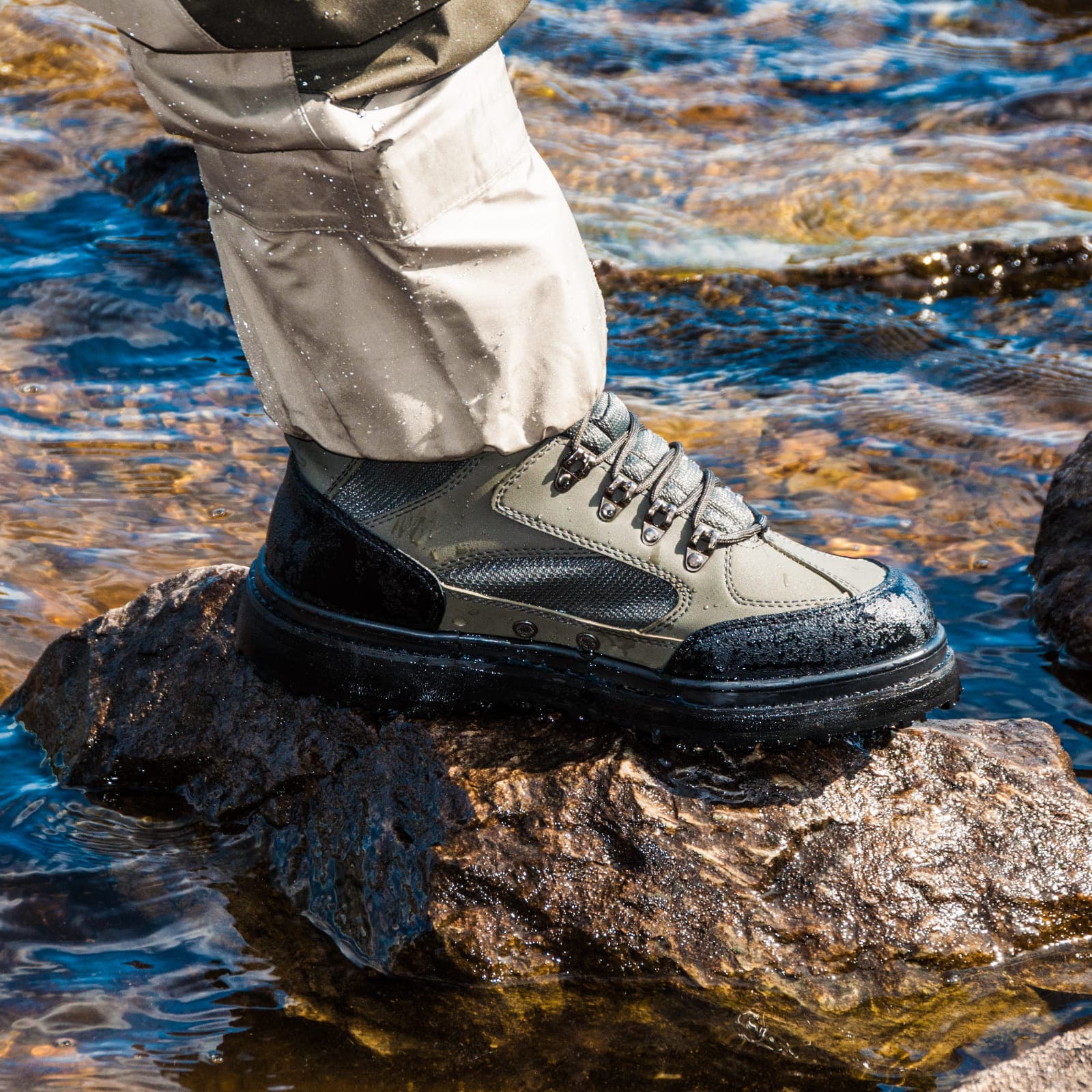 8Fans: лёгкие забродные ботинки с противоскользящей резиновой подошвой 3