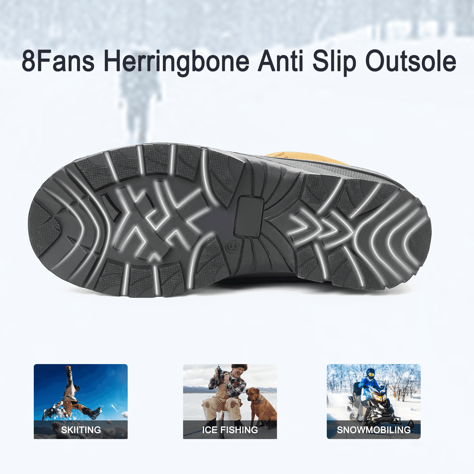 Водонепроницаемые утепленные ботинки Snow Pac 8Fans 5