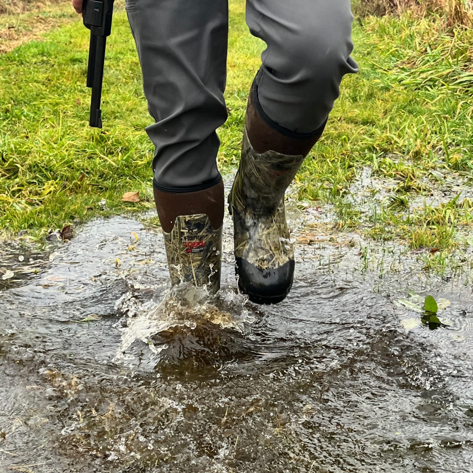 Резиновые охотничьи ботинки 8Fans с утеплителем Thinsulate 1000G, водонепроницаемые резиновые грязевые сапоги Next Camo с неопреном толщиной 5 мм для мужчин и женщин 6
