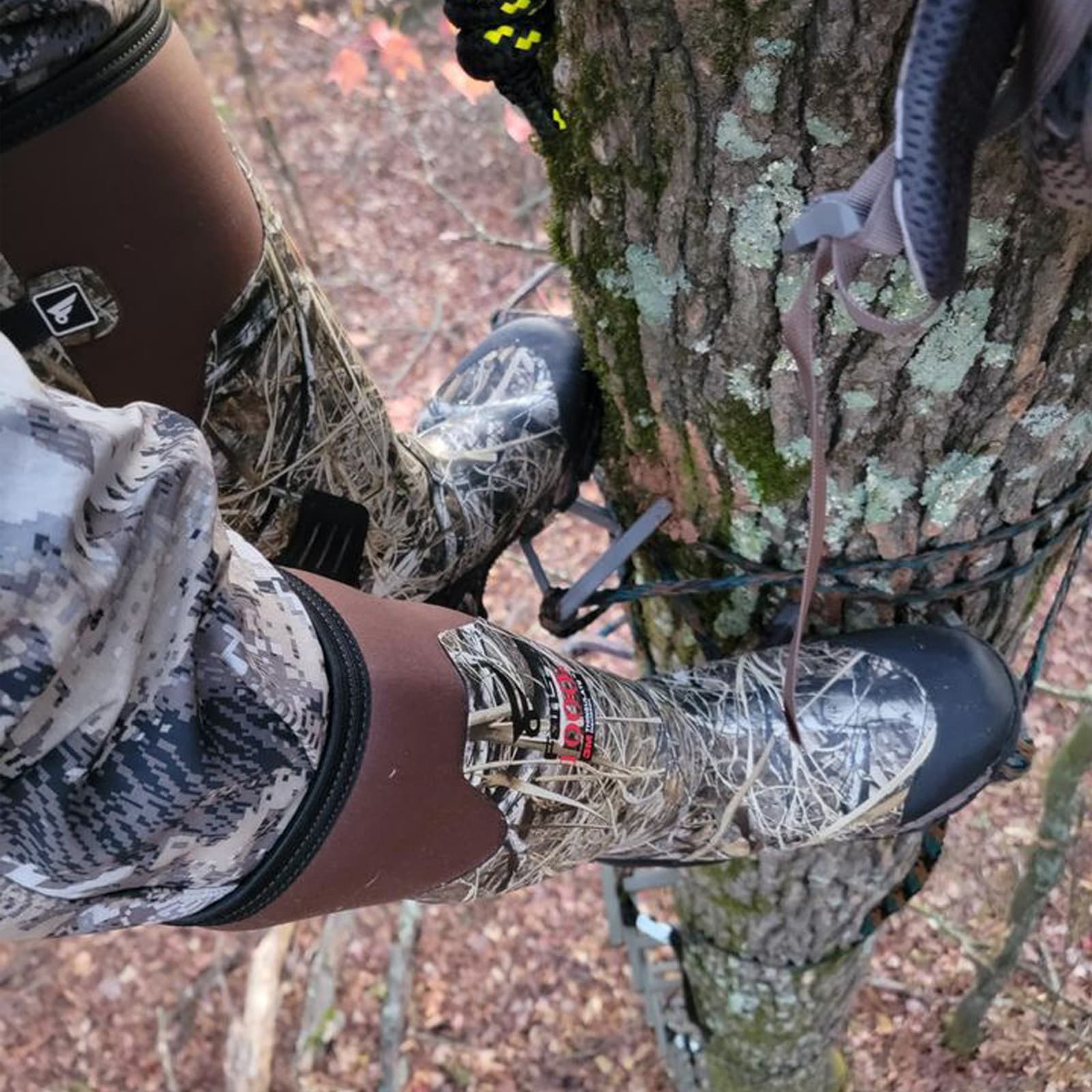 Резиновые охотничьи ботинки 8Fans с утеплителем Thinsulate 1000G, водонепроницаемые резиновые грязевые сапоги Next Camo с неопреном толщиной 5 мм для мужчин и женщин 9