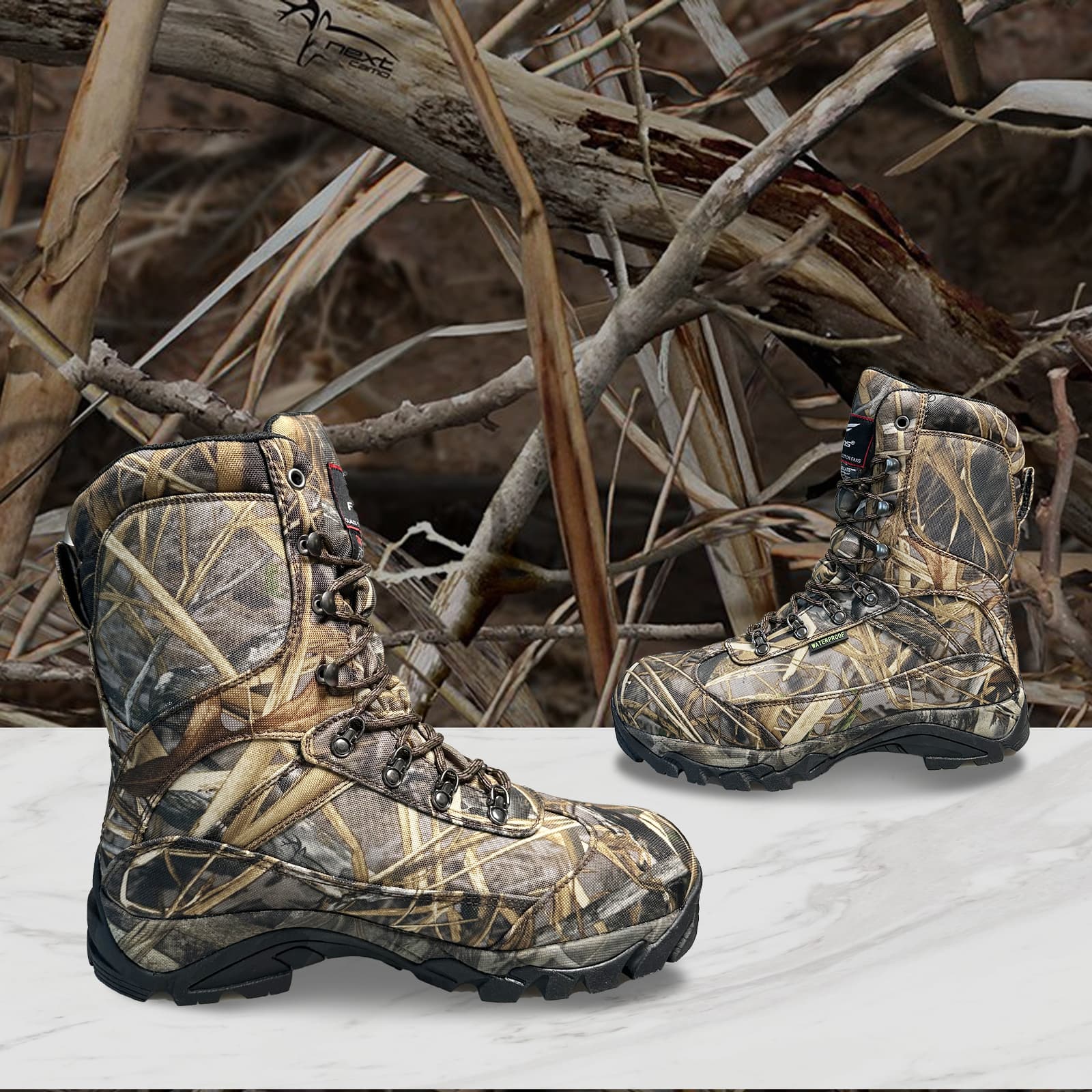 8Fans 9-дюймовые легкие походные и охотничьи ботинки с утеплителем Thinsulate 800G и стелькой из пены с эффектом памяти 7