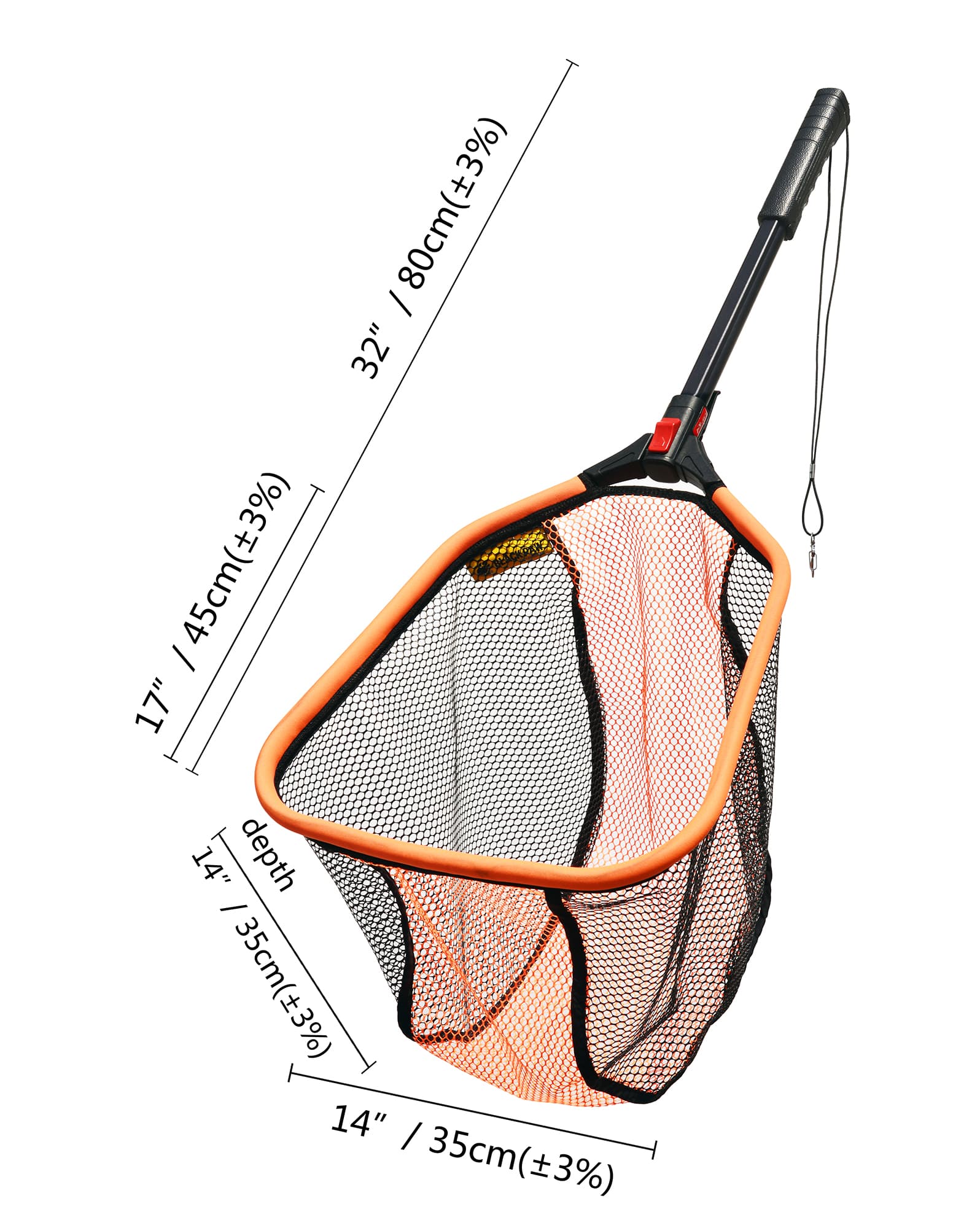 Оранжевая плавающая рыболовная сеть 8FANS × Black Paw 3