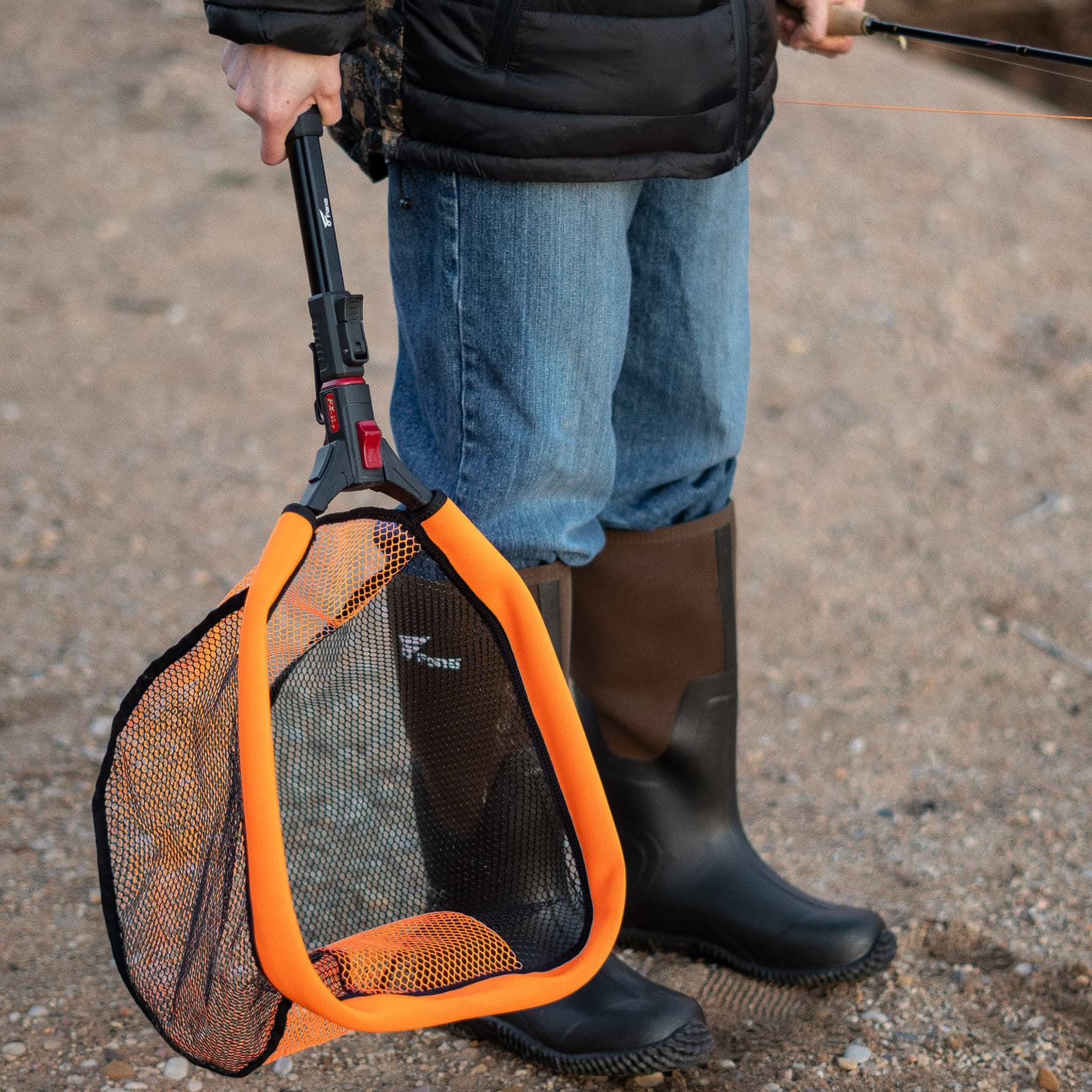 8FANS Плавающая рыболовная сеть, складной раздвижной подсак для ловли рыбы 3