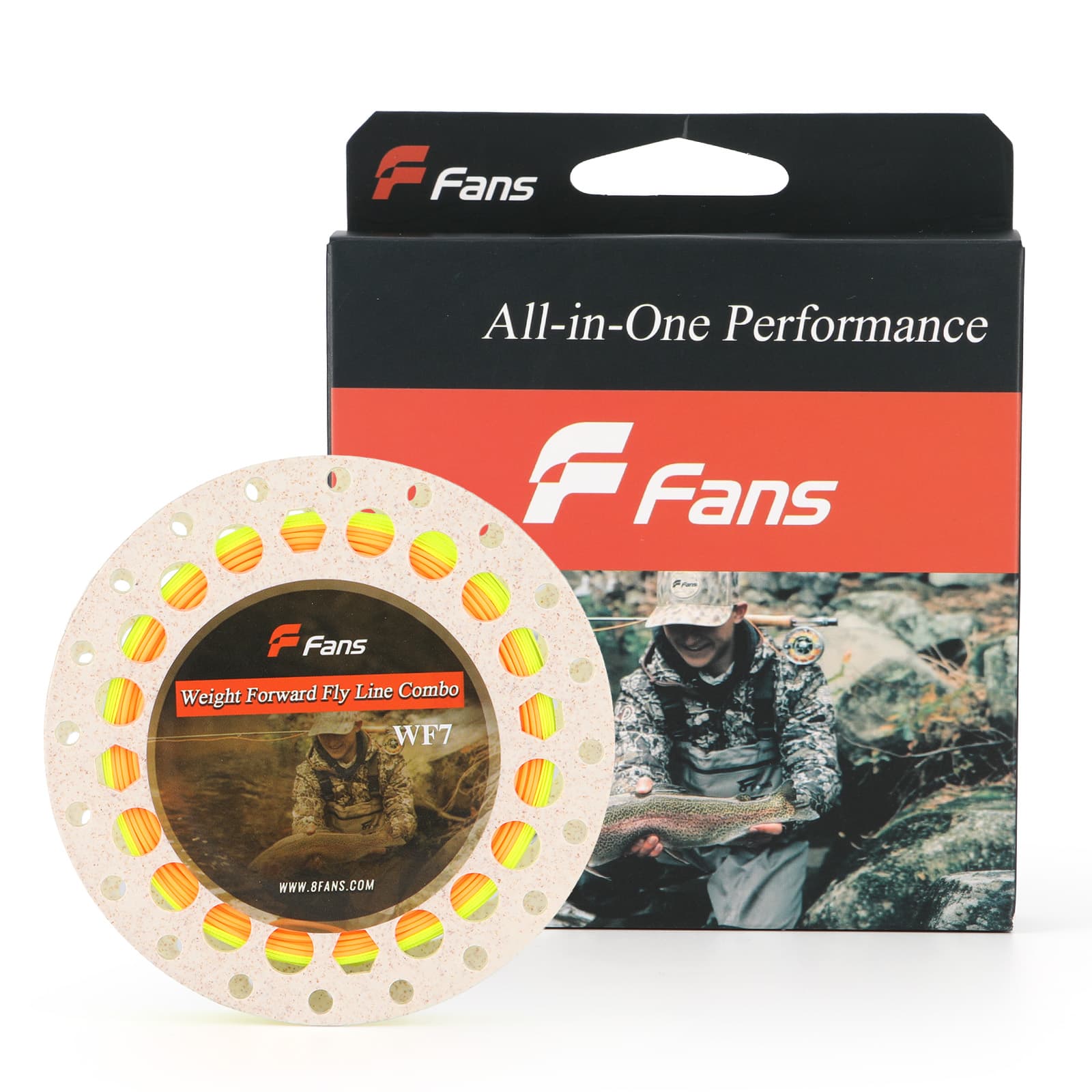 Набор лески для нахлыстовой рыбалки 8Fans, плавающая леска с утяжеленным концом и двумя сварными петлями, бэкинг, конусный поводок, WF2, WF3, WF4, WF5, WF6, WF7, WF8