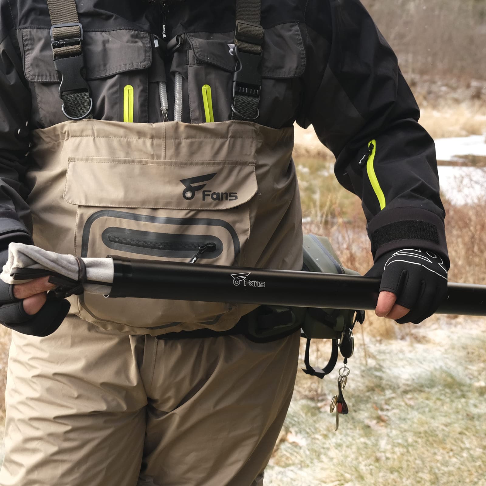 8Fans: комплект для нахлыста (4-секционное удилище 9 футов и катушка из алюминиевого сплава) 5