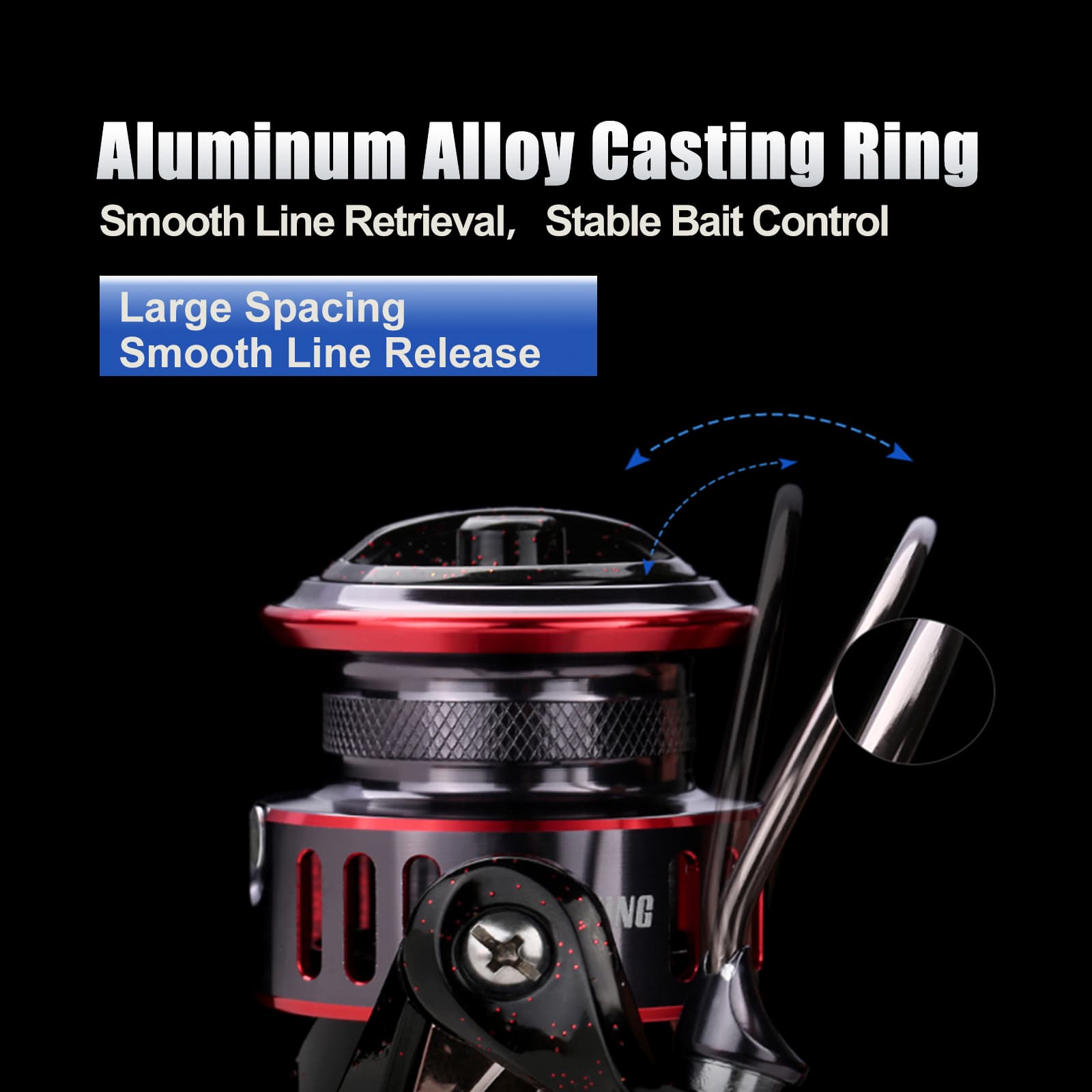 Алюминиевая спиннинговая катушка 8FANS × FULAIYING с ЧПУ-обработкой 3