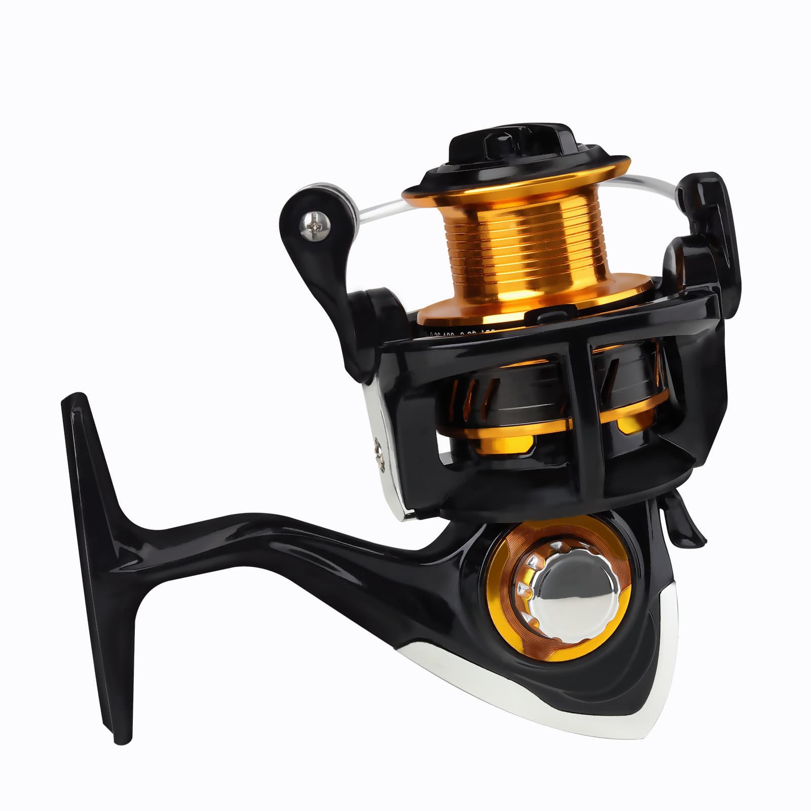 Спиннинговая катушка 8FANS × FULAIYING со складной деревянной рукояткой 4