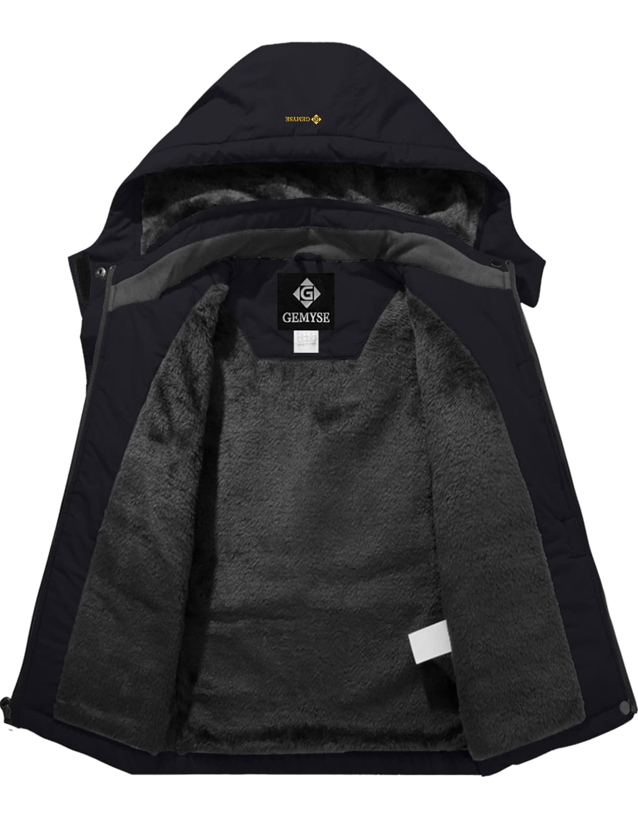 Водонепроницаемая лыжная зимняя куртка для девочек 8FANS × GEMYSE, флисовая ветрозащитная с капюшоном 7
