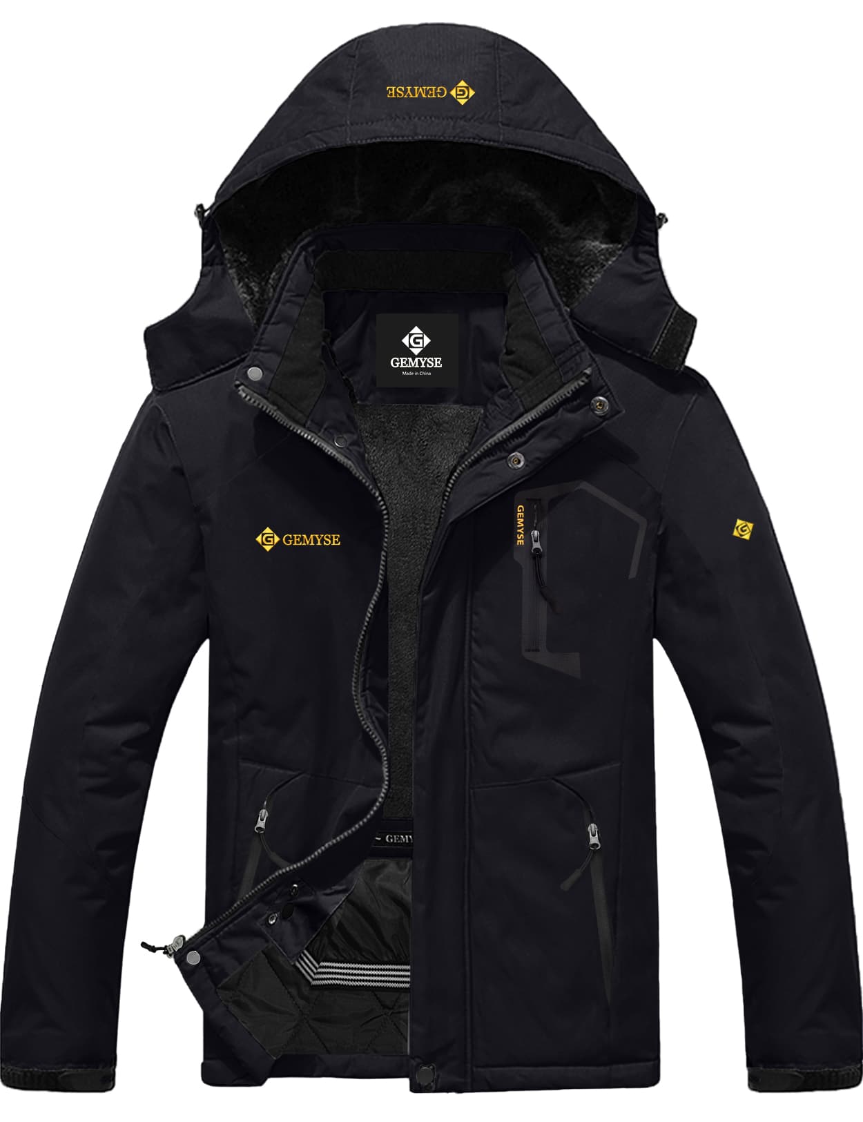 Мужская горная водонепроницаемая лыжная зимняя куртка 8FANS × GEMYSE
