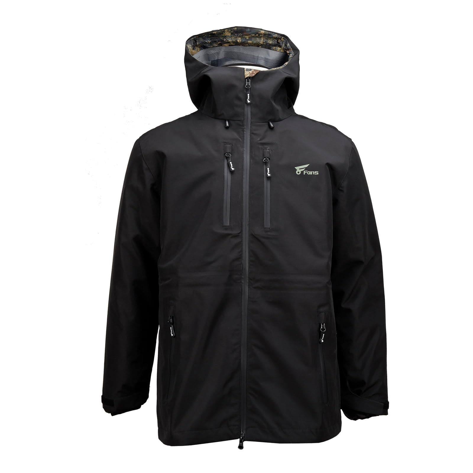 8Fans Мужская софтшелловая ветровка с капюшоном, всесезонная куртка для активного отдыха