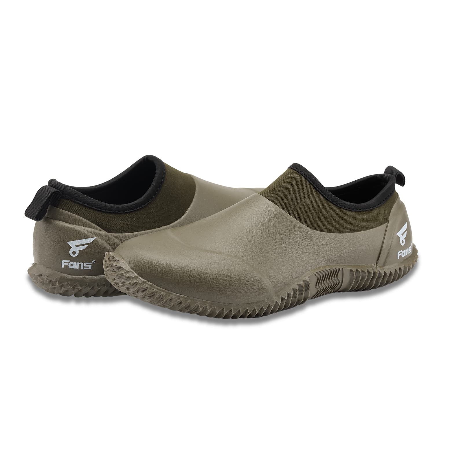 8Fans Роскошная удобная универсальная водонепроницаемая мужская садовая обувь зеленого цвета 5