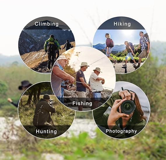 Мужской рыболовный жилет из дышащей сетки 8Fans с множеством карманов 7