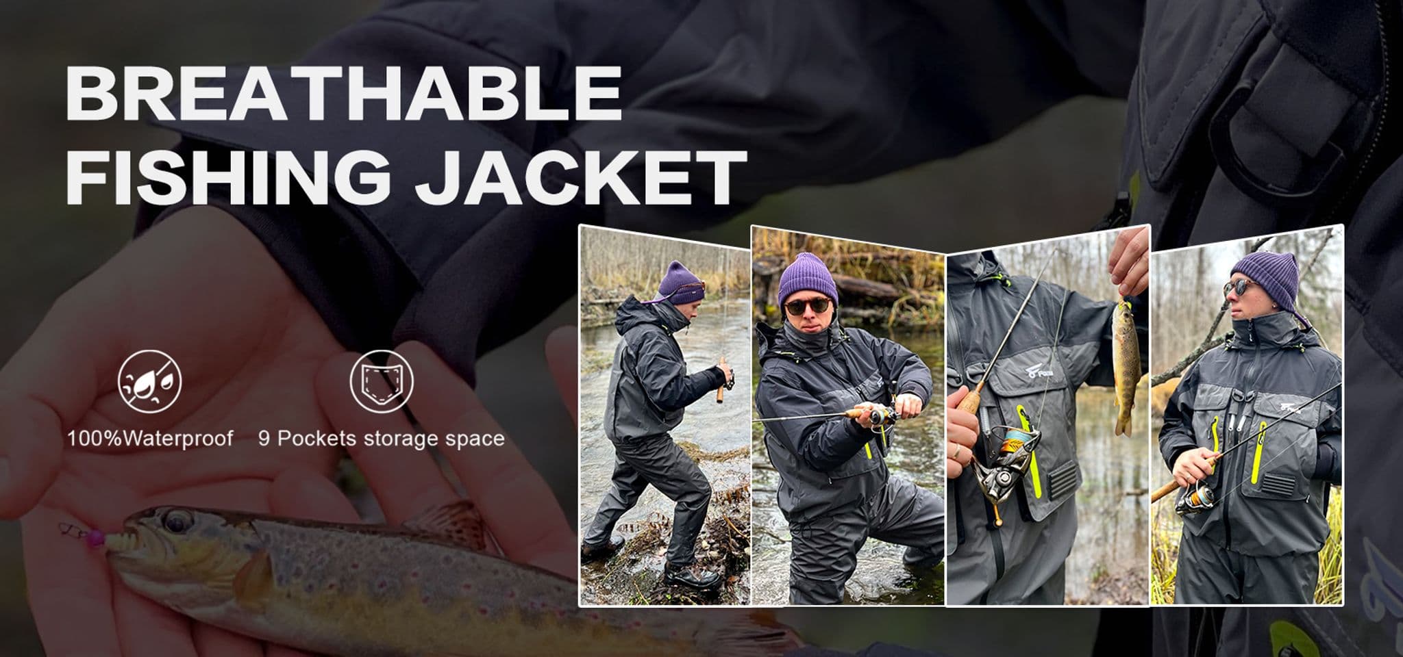 Забродная куртка 2-слойная