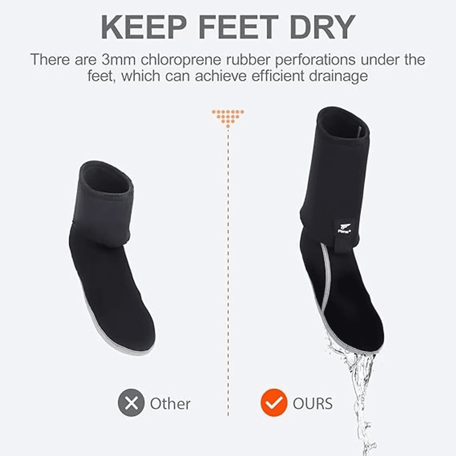 Неопреновые забродные носки с войлочной подошвой и забродные сапоги для ловли рыбы нахлыстом и ходьбы по воде. 4