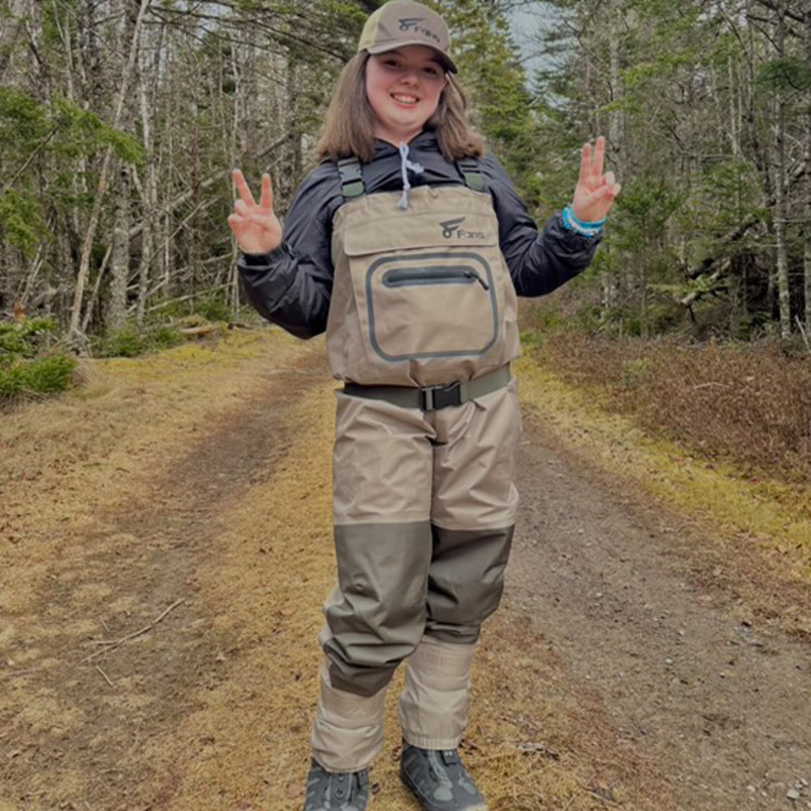 Скидка на комплект: вейдерсы с H-образной спинкой и рыболовные сапоги 8Fans 5