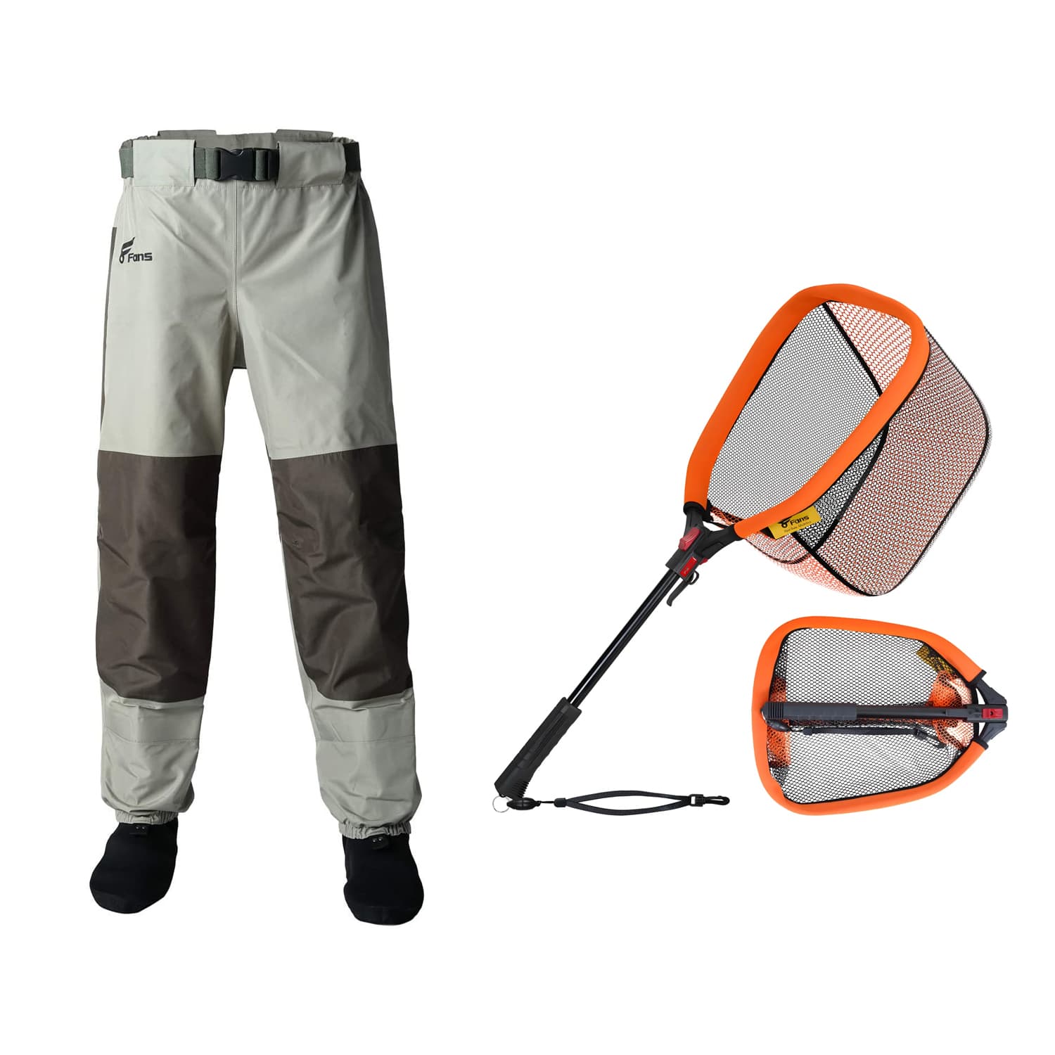 Скидка на комплект: 8Fans Waist Waders и рыболовные сети