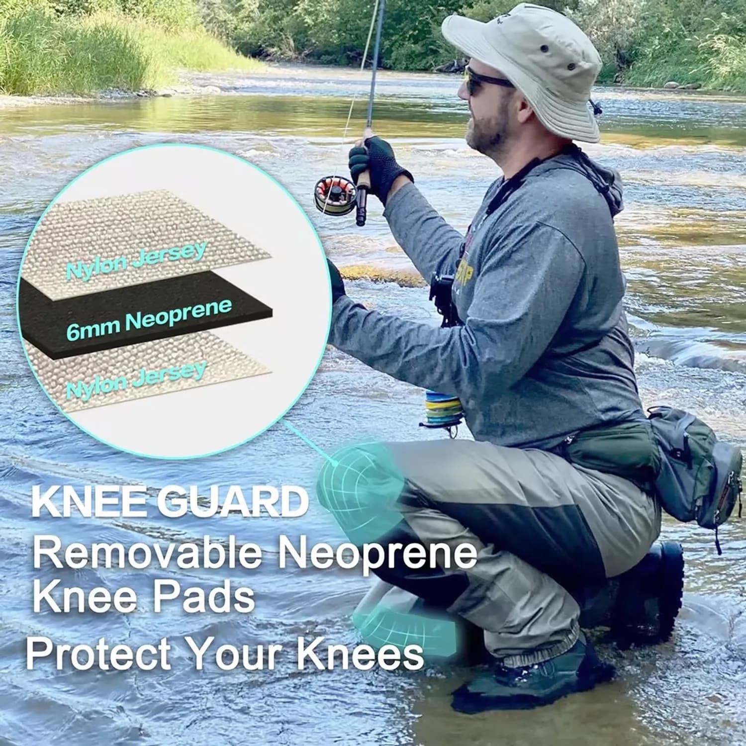 Скидка на комплект: 8Fans Waist Waders и рыболовные сети 4